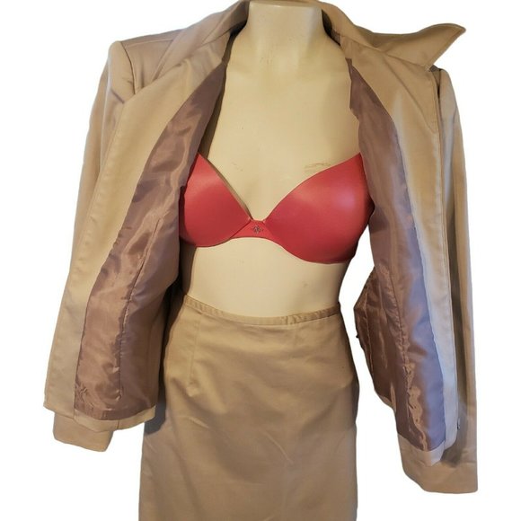 Pendleton 2 pc Jacket Pant Suit Women's Size 16 Soft Cotton Blend Y2K - Picture 3 of 12